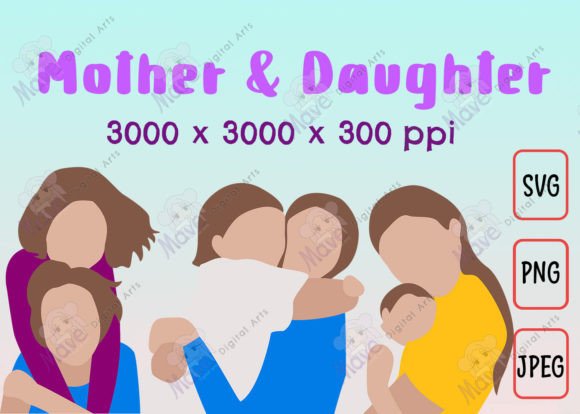Download Mother and Child Illustration - Child illustration Collection