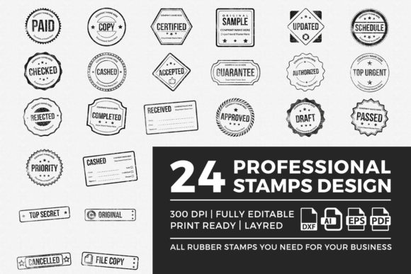 Download Rubber Stamp Collection Design Template - Stamp collection Collection