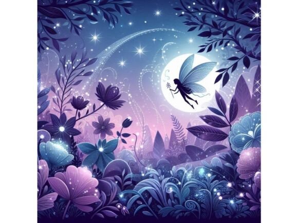 Download A Magical Fairy Garden Scene with Flower - Garden scene Collection