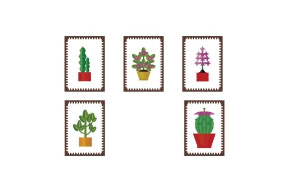Download Flower Stamp Collection - Premium Resources
