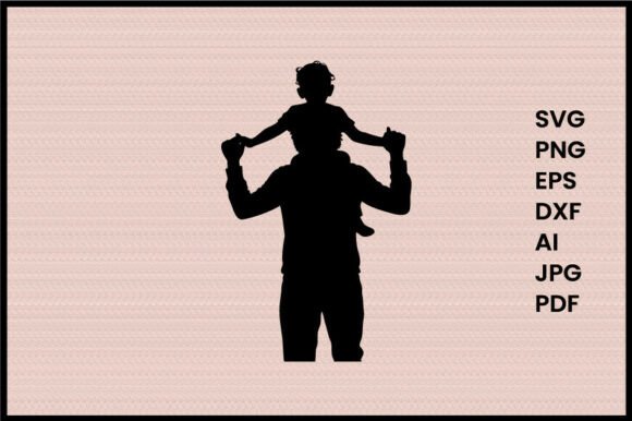 Download Father Carrying Child Illustration - Child illustration Collection