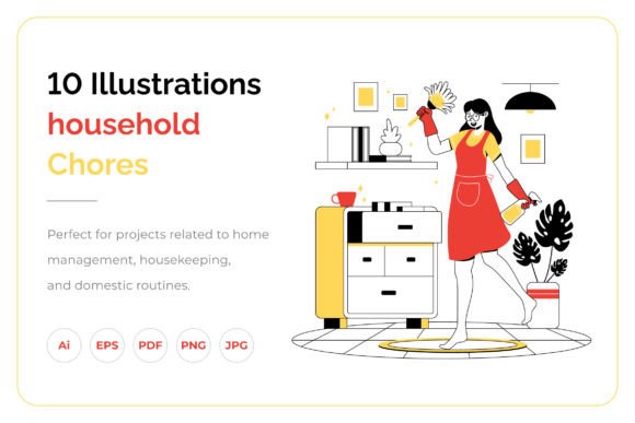 Download Household Chores Illustrations - Chores Collection
