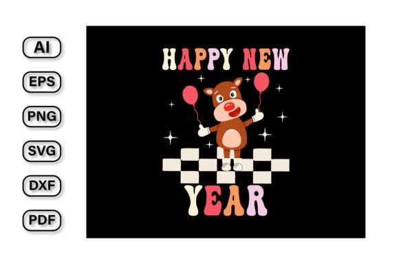 Download Happy New Year Lettering Vector T Shirt - Premium Resources