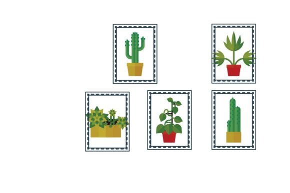Download Flower Stamp Collection - Premium Resources