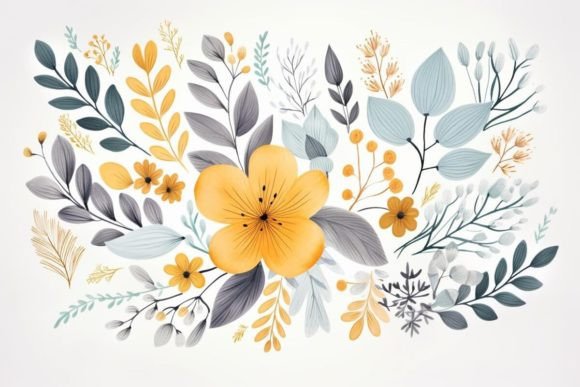 Download Graphic Art Garden Scene Illustration - Garden scene Collection
