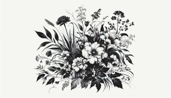 Download Vintage Garden Scene - Garden scene Collection